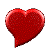 Gif animé coeur ailé